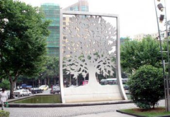 鏤空樹雕塑常用，景觀概念，鏤空剪紙樹雕塑生產(chǎn)廠家