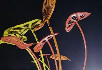 芭蕉葉雕塑精選，歐式風(fēng)格，不銹鋼芭蕉葉雕塑指用
