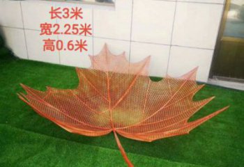 鏤空樹葉雕塑選用，酒店擺件，鐵藝樹葉雕塑工廠精選