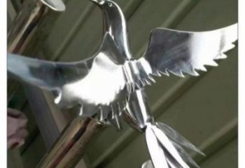 竹葉雕塑制作，景觀雕塑，鏡面不銹鋼竹葉雕塑承接