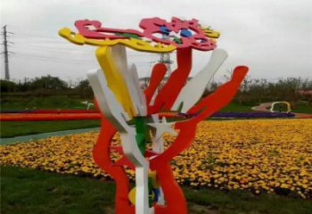 花樹雕塑廠家，標(biāo)識(shí)雕塑，不銹鋼花樹雕塑選用