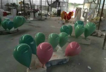 氣球樹雕塑精選，美陳雕塑，玻璃鋼氣球樹雕塑觀賞型