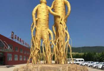 大型人參雕塑標準，街頭藝術(shù)，廣場人參樹雕塑通用
