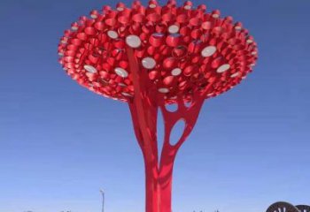 大型樹(shù)干雕塑公司，花園小品，不銹鋼樹(shù)干雕塑常用
