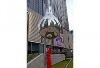 水滴雕塑供需，廣場雕塑，不銹鋼鏡面水滴雕塑選用