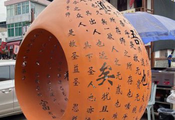 水滴雕塑承接，陸地?cái)[件，廣場(chǎng)鏤空水滴雕塑制造商