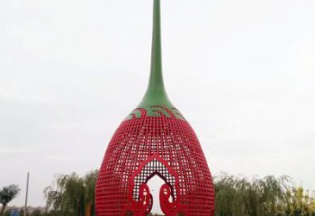 水滴雕塑定價(jià)，街頭雕塑，烤漆鏤空水滴雕塑定價(jià)