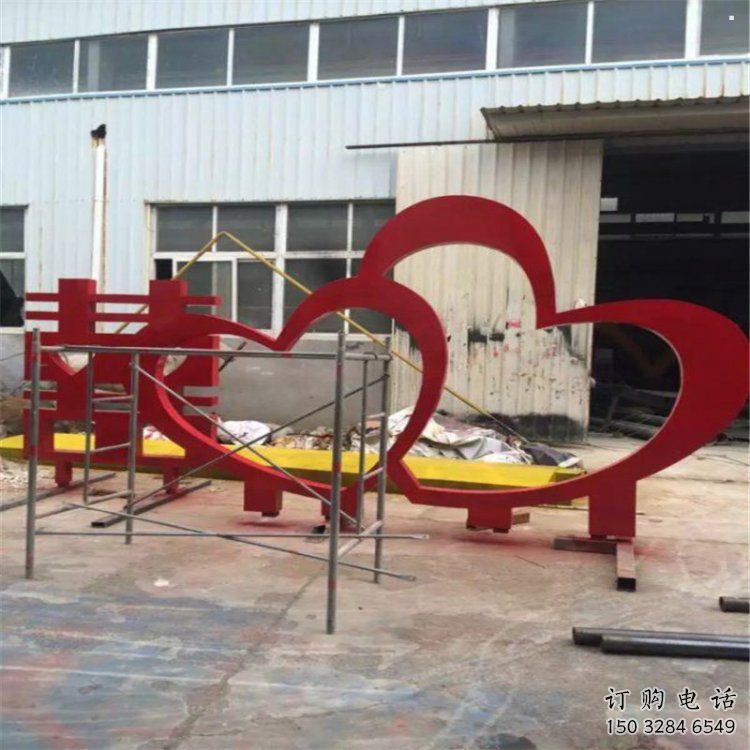 love雕塑制作專供，園林裝飾，建筑不銹鋼love雕塑廠家