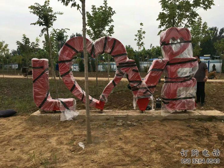 景觀love雕塑造型供需，廣場(chǎng)雕塑，不銹鋼love雕塑選用