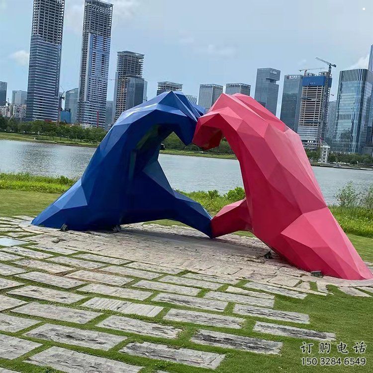步行街愛(ài)心雕塑 步行街愛(ài)心雕塑