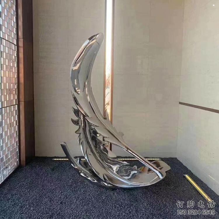 抽象羽毛雕塑 抽象羽毛雕塑
