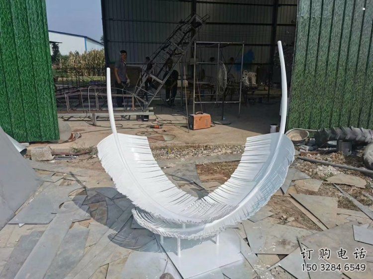 商業(yè)街羽毛雕塑 商業(yè)街羽毛雕塑