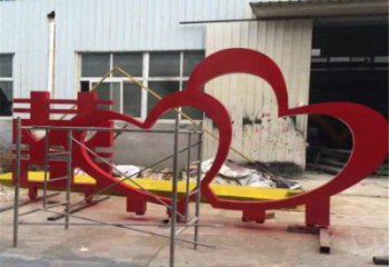 love雕塑制作專供，園林裝飾，建筑不銹鋼love雕塑廠家