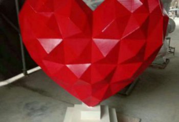 心形球雕塑標準，彩鋼制作，景觀烤漆心形球雕塑優(yōu)價