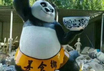 仿真熊貓雕塑廠家