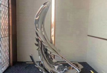 羽毛雕塑標(biāo)準(zhǔn)，廣場雕塑，鏡面羽毛雕塑廠家供給