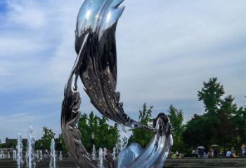 羽毛雕塑制作，園林裝飾，建筑鏡面羽毛雕塑批發(fā)