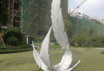羽毛雕塑工廠標(biāo)準(zhǔn)，多彩藝術(shù)，景觀烤漆羽毛雕塑供應(yīng)