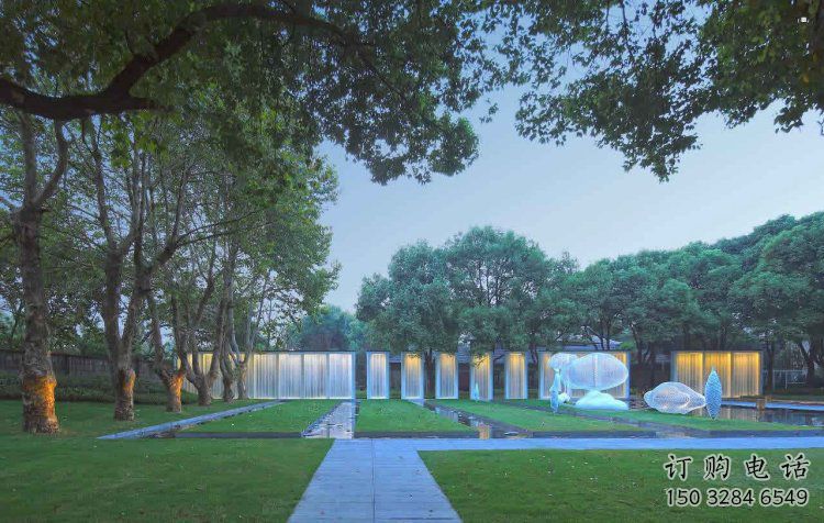 云朵景觀雕塑廠家，鏤空工藝制作，鏤空云朵雕塑廠