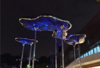祥云雕塑供需，廣場雕塑，不銹鋼祥云雕塑定制