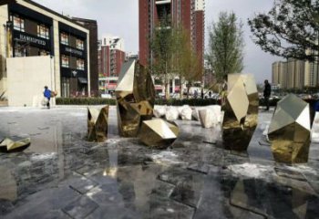幼兒園景觀石雕塑，鐵藝文化雕塑，鑄造制作