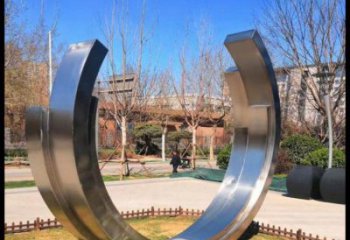 月亮雕塑提供，多彩藝術(shù)，中式不銹鋼月亮雕塑通用