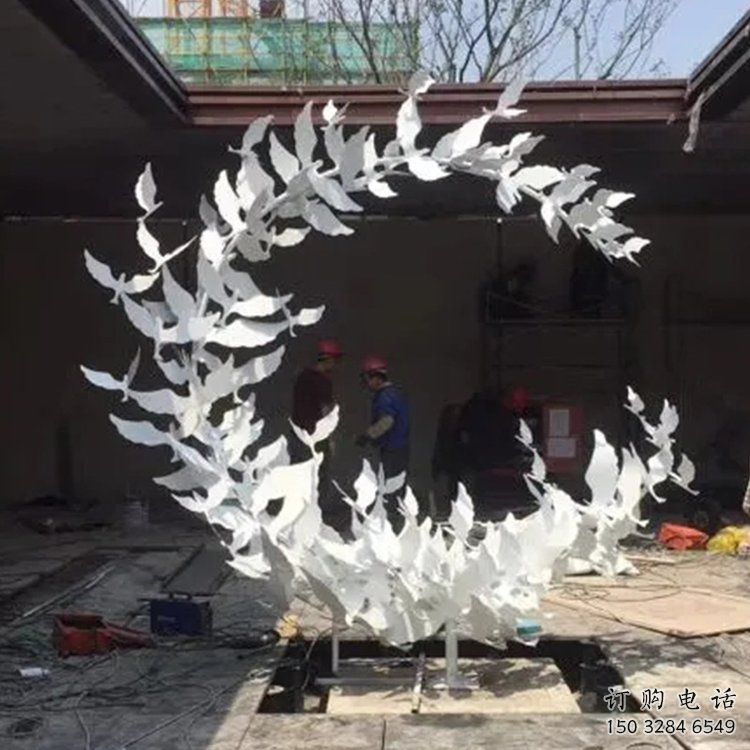 創(chuàng)意花環(huán)雕塑 創(chuàng)意花環(huán)雕塑