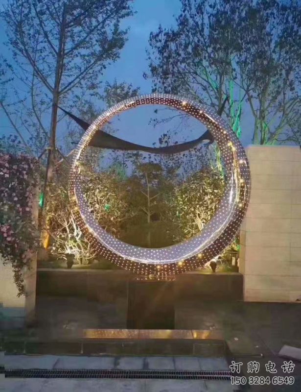戶外花環(huán)雕塑 戶外花環(huán)雕塑