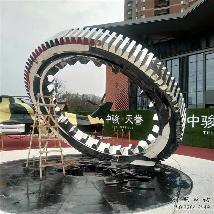 雙環(huán)雕塑提供，露天雕塑，不銹鋼雙環(huán)雕塑生產(chǎn)承接