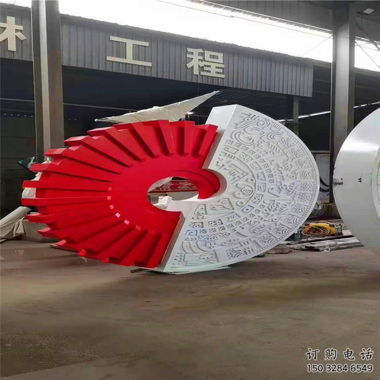 圓環(huán)雕塑制作選用，景區(qū)案例，美陳景觀制造商