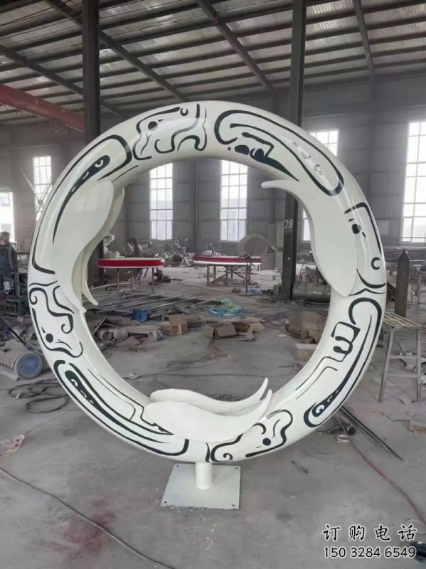 圓環(huán)方案精品，景觀雕塑，烤漆圓環(huán)雕塑生產(chǎn)商
