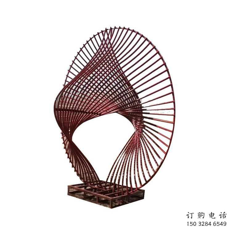 地產圓環(huán)雕塑供應，地標擺件，鏤空圓環(huán)雕塑制造