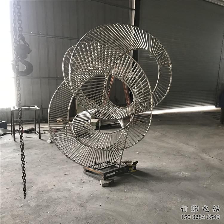 圓環(huán)方案供應(yīng)，圓雕體系，鏤空圓環(huán)雕塑制作展品