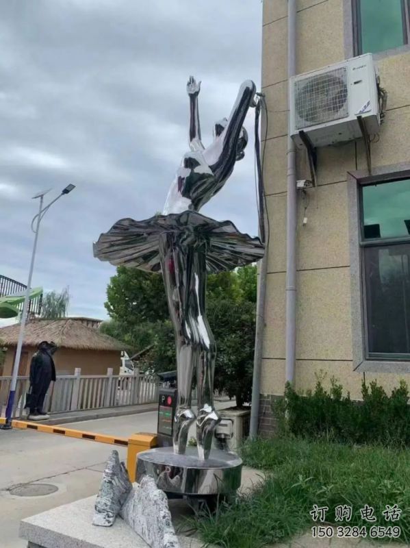 舞者雕塑制作優(yōu)選，戶外雕塑，軟裝圓環(huán)舞者雕塑優(yōu)選