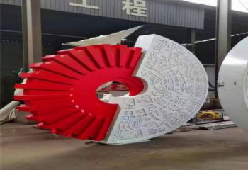 圓環(huán)雕塑制作選用，景區(qū)案例，美陳景觀制造商