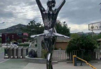 舞者雕塑定做，廣場雕塑，室外圓環(huán)舞者雕塑提供