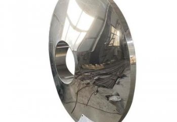 圓環(huán)雕塑供需，室外軟裝，金屬不銹鋼圓鏡雕塑制作