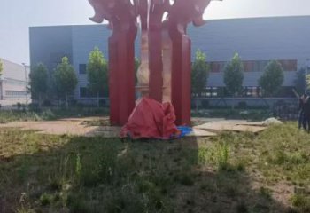火球雕塑，精神堡壘火球雕塑落地展示