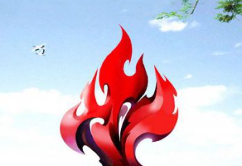 火炬雕塑承接，城市裝飾，大型不銹鋼火炬雕塑生產(chǎn)商