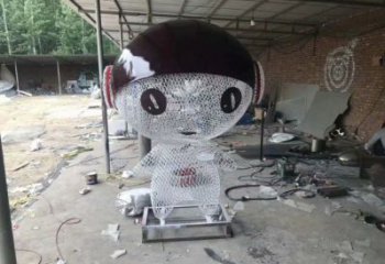 動漫人物雕塑廠家，編織工藝，公園廣場戶外卡通人物雕塑