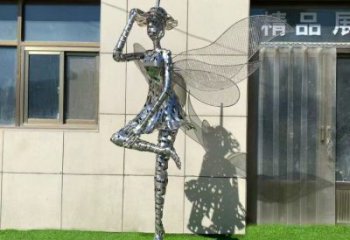 鏤空舞者雕塑生產(chǎn)，景區(qū)案例，鐵藝跳舞雕塑優(yōu)選