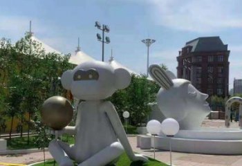 白鋼人頭像雕塑提供，露天雕塑，鏡面人頭像雕塑承接