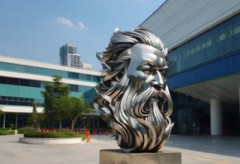 白鋼西方人雕塑提供，歐式藝術(shù)，中式鏡面人頭像雕塑通用