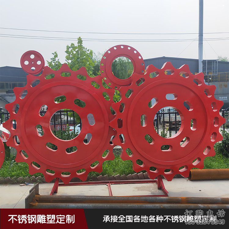 制造車輪雕塑專供，地標(biāo)擺件，車輪雕塑訂做