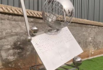 筆記本雕塑展品，彩鋼制作，景觀筆記本雕塑精品