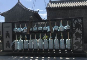 水景算盤雕塑