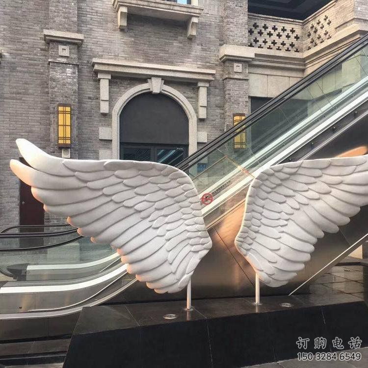 鳥翅雕塑標志供需，透雕系列，不銹鋼鳥翅雕塑制造商