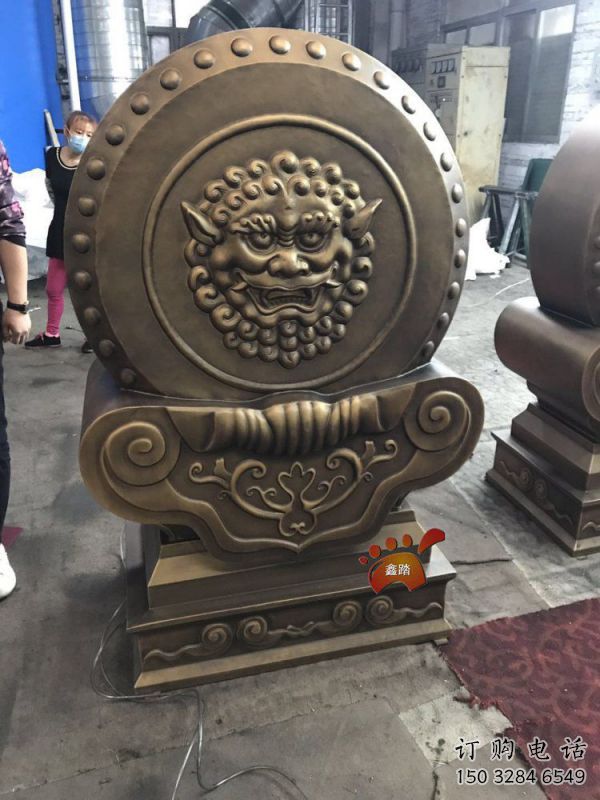 抱箍雕塑制造商，城區(qū)小品，銅抱箍雕塑制作定制