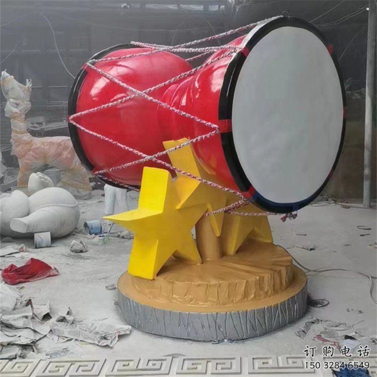 制造手拍鼓雕塑供需，鋼管組合，不銹鋼手拍鼓雕塑工程制作