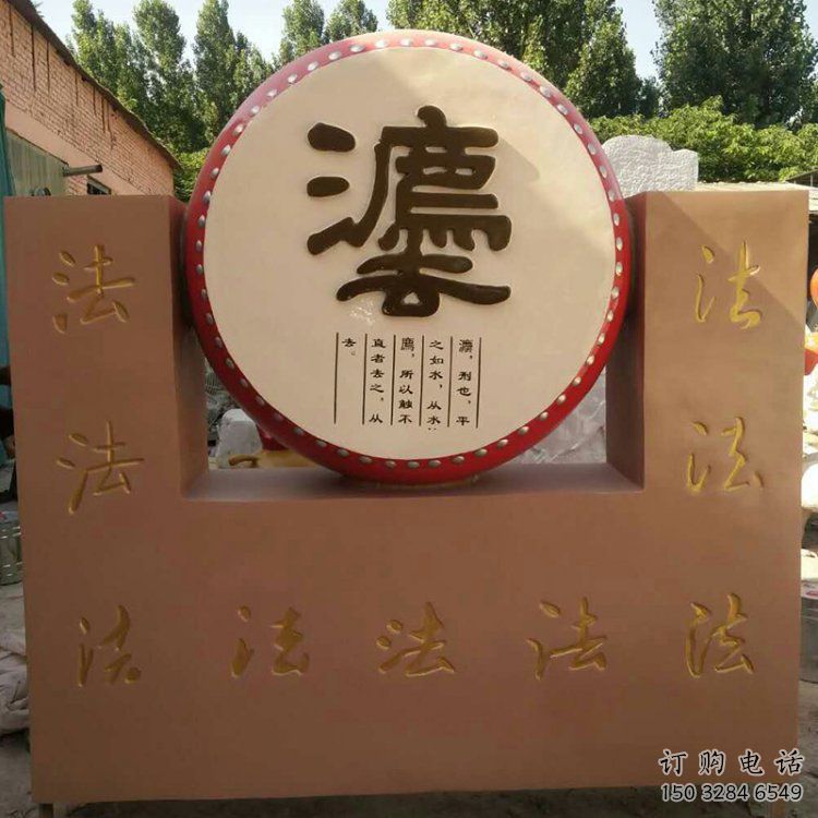 鐵缸雕塑承接，校園雕塑，鐵鼓雕塑定制供應(yīng)